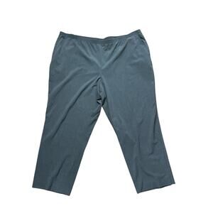 JMS Just My Size Women’s elastic waist gray Pull On Pants Plus Size 26w